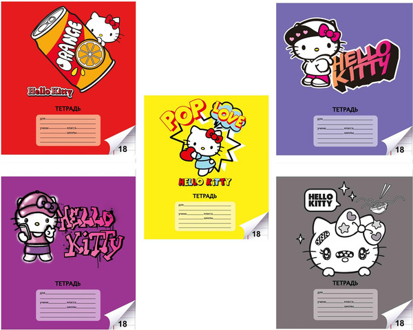 Изображение товара Тетрадь Centrum Hello Kitty / 74559 (18л)