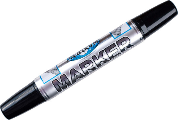 Изображение товара Маркер перманентный Centrum Двусторонний / 84120 (черный)