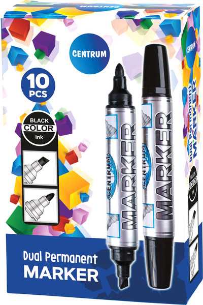 Изображение товара Маркер перманентный Centrum Двусторонний / 84120 (черный)