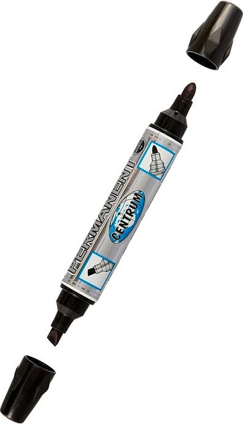 Изображение товара Маркер перманентный Centrum Двусторонний / 84120 (черный)