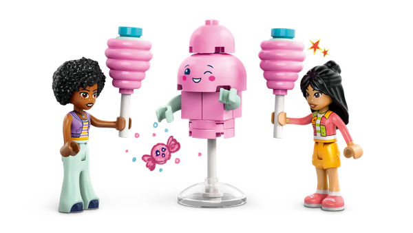 Изображение товара Конструктор Lego Friends Прилавок со сладкой ватой и скутер 42643