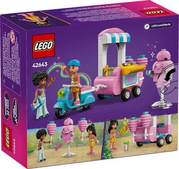 Изображение товара Конструктор Lego Friends Прилавок со сладкой ватой и скутер 42643