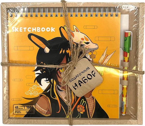 Изображение товара Набор канцелярский подарочный Centrum Аниме + ручка / 75510