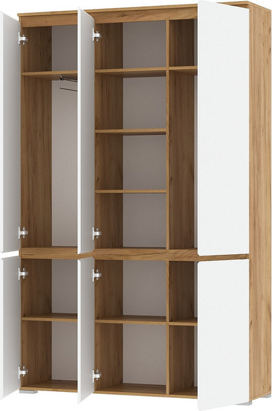 Изображение товара Шкаф Памир Гретта 4С2ЗР без зеркала (крафт золотой/белый)