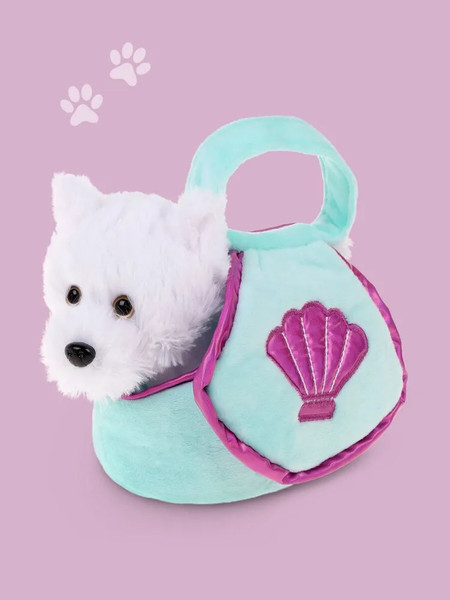 Изображение товара Детская сумка Fluffy Family Щенок в сумочке Ракушка / 682314