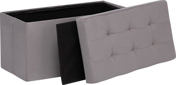 Изображение товара Пуф Импэкс Leset Леда складной с крышкой (велюр Velutto 08/какао)