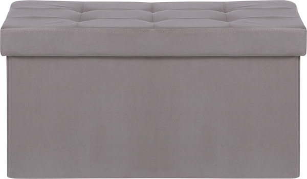 Изображение товара Пуф Импэкс Leset Леда складной с крышкой (велюр Velutto 08/какао)