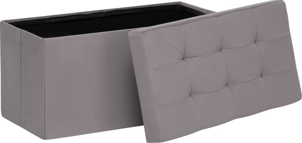 Изображение товара Пуф Импэкс Leset Леда складной с крышкой (велюр Velutto 08/какао)