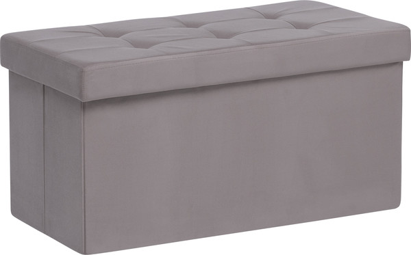 Изображение товара Пуф Импэкс Leset Леда складной с крышкой (велюр Velutto 08/какао)