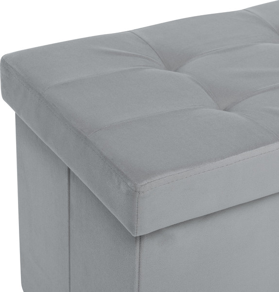 Изображение товара Пуф Импэкс Leset Леда складной с крышкой (велюр Velutto 12/антрацит)