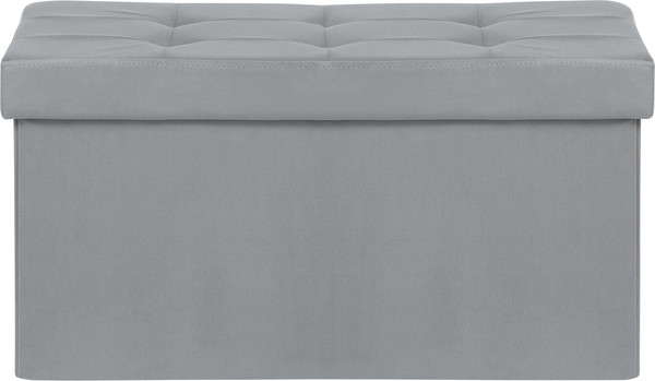 Изображение товара Пуф Импэкс Leset Леда складной с крышкой (велюр Velutto 12/антрацит)