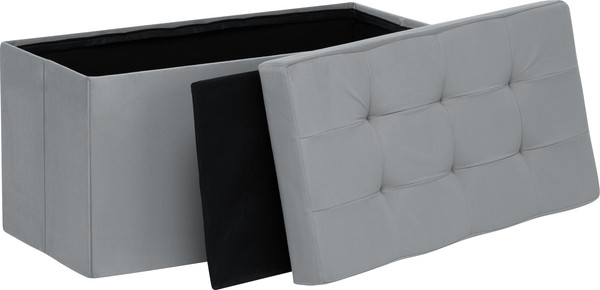 Изображение товара Пуф Импэкс Leset Леда складной с крышкой (велюр Velutto 12/антрацит)