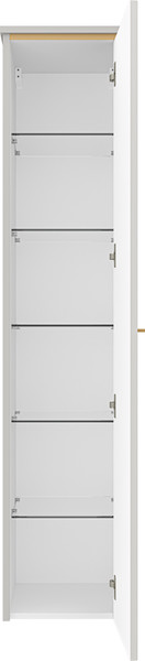 Изображение товара Шкаф-пенал для ванной Brevita Elche 35 / ELC-05035-010R (серый кашемир)