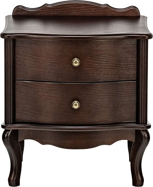 Изображение товара Прикроватная тумба Импэкс Leset Беатрис 2 ящика (орех/матовый лак)