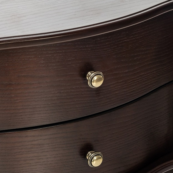 Изображение товара Прикроватная тумба Импэкс Leset Беатрис 2 ящика (орех/матовый лак)