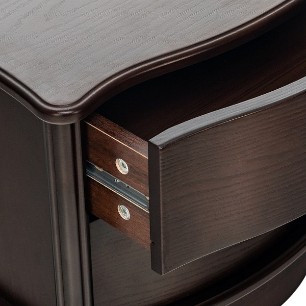 Изображение товара Прикроватная тумба Импэкс Leset Беатрис 2 ящика (орех/матовый лак)