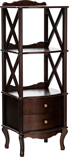 Изображение товара Стеллаж Импэкс Leset Беатрис 2 (орех/матовый лак)