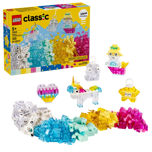 Изображение товара Конструктор Lego Classic Прозрачные блоки 11040