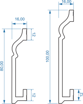 Изображение товара Плинтус FamilyPlintus Centro 80