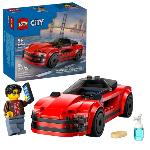 Изображение товара Конструктор Lego City Спортивный автомобиль 60448 (красный)