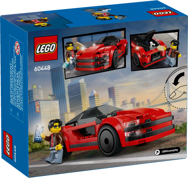 Изображение товара Конструктор Lego City Спортивный автомобиль 60448 (красный)