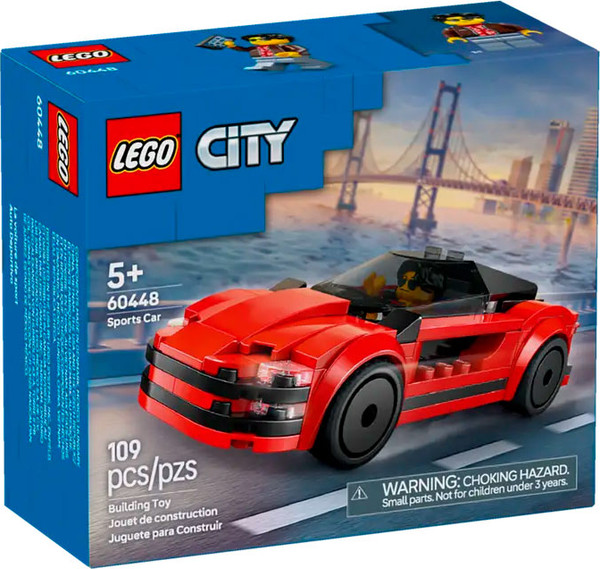 Изображение товара Конструктор Lego City Спортивный автомобиль 60448 (красный)