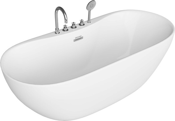 Изображение товара Ванна акриловая Grossman Classic GR-12501-1 160x75 (со смесителем)