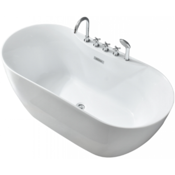 Изображение товара Ванна акриловая Grossman Classic GR-12501-1 160x75 (со смесителем)