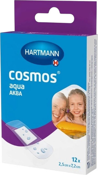 Изображение товара Пластырь Cosmos Aqua 2.5x7.2 (12шт)