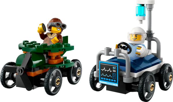 Изображение товара Конструктор Lego City Самолет против машины скорой помощи 60459