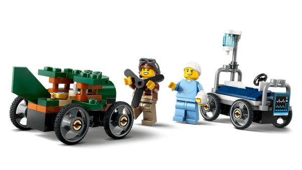 Изображение товара Конструктор Lego City Самолет против машины скорой помощи 60459