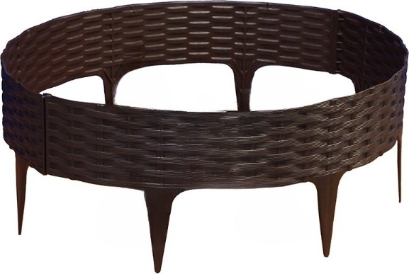 Изображение товара Бордюр садовый Протэкт Ротанг 3.2м 10024 (коричневый)