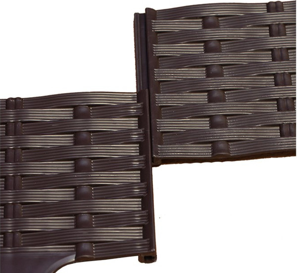 Изображение товара Бордюр садовый Протэкт Ротанг 3.2м 10024 (коричневый)
