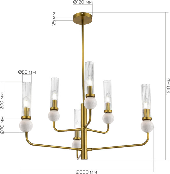 Изображение товара Люстра ST Luce SL1244.303.06