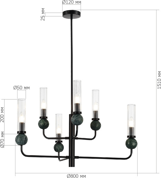 Изображение товара Люстра ST Luce SL1244.403.06