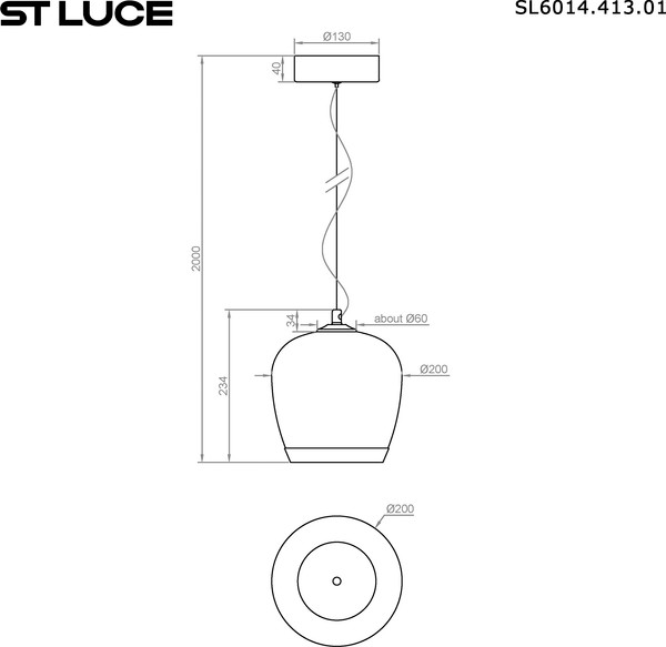 Изображение товара Потолочный светильник ST Luce SL6014.423.01