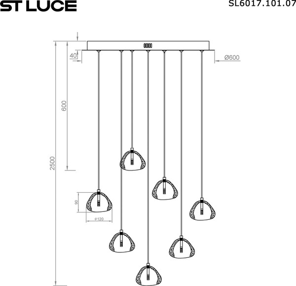 Изображение товара Люстра ST Luce SL6017.101.07
