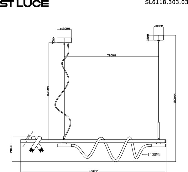 Изображение товара Люстра ST Luce SL6118.303.03