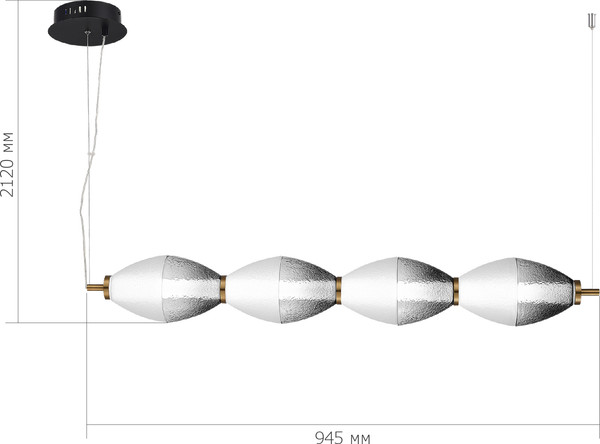 Изображение товара Потолочный светильник ST Luce SL6130.403.24