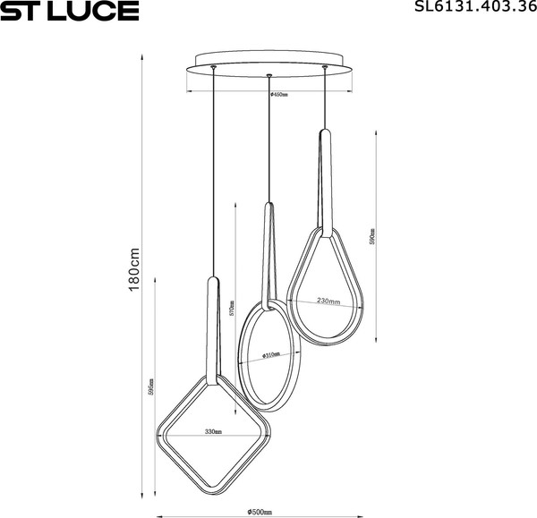 Изображение товара Люстра ST Luce SL6131.403.36