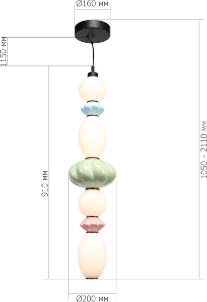 Изображение товара Потолочный светильник ST Luce SL6134.453.01