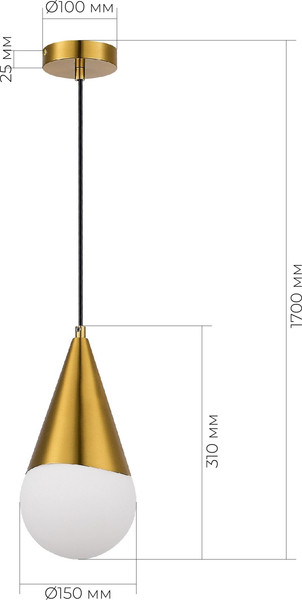 Изображение товара Потолочный светильник Evoluce SLE1197-203-01