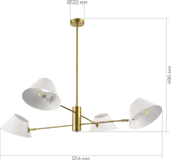 Изображение товара Люстра Evoluce SLE1253-353-04