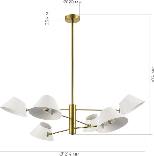 Изображение товара Люстра Evoluce SLE1253-353-06