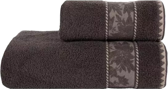 Изображение товара Полотенце Arya Palace 70x140 / 8680943255129 (коричневый)