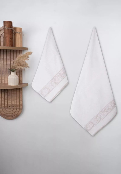 Изображение товара Полотенце Arya Palace 70x140 / 8680943255082 (кремовый)