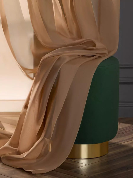 Изображение товара Гардина Arya Veo Вуаль 200x250 (кофе с молоком)