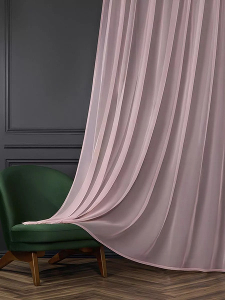 Изображение товара Гардина Arya Veo Вуаль 300x250 (розовая пудра)