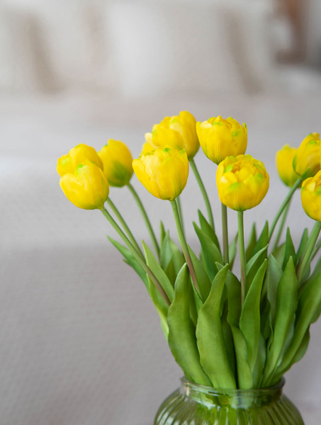 Изображение товара Искусственный цветок No Brand Тюльпан бокал 011 (желтый)