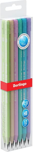 Изображение товара Простой карандаш Berlingo Flexy Pastel HB / BP01014